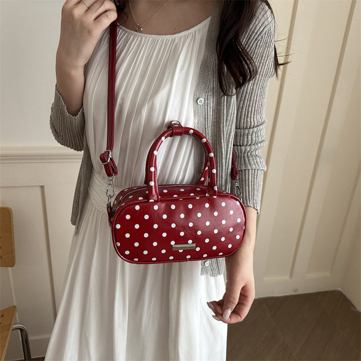 Stylish Polka Dot Mini Handbag