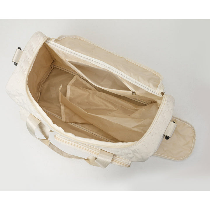 Spacious Quilted Gym Duffel Bag