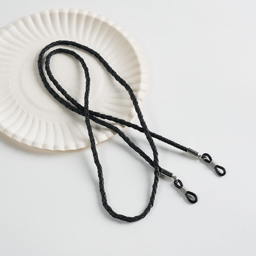 Braided Leather Eyewear Holder Stornfield