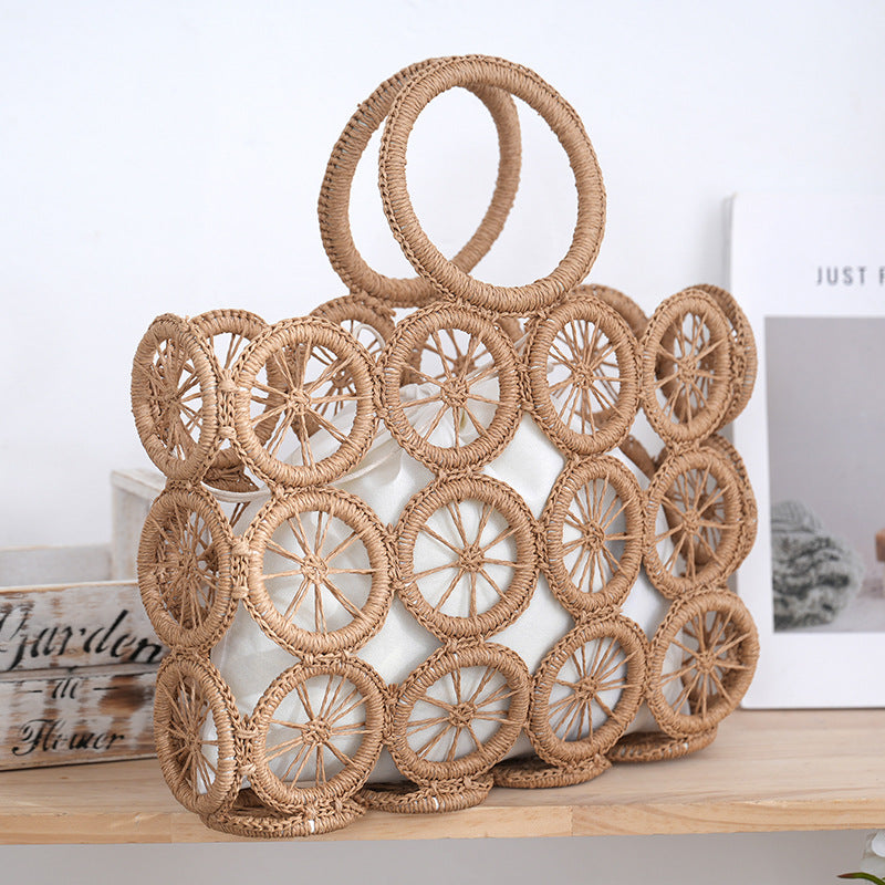 Handbag with elaborate circular details Stornfield
