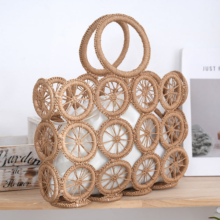 Handbag with elaborate circular details Stornfield