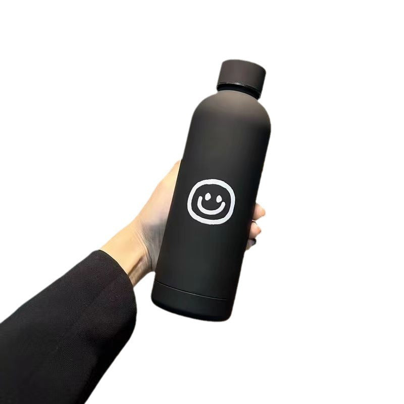 Ladies Insulated Drinking Bottle with Cheerful Smile Motif Stornfield
