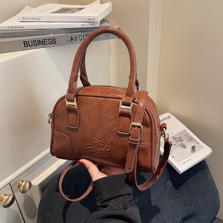 Luxurious Faux Leather Structured Handbag Stornfield