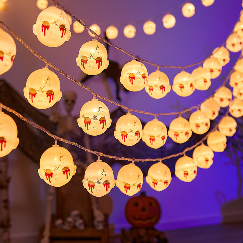 Festive Ghost LED String Lights Stornfield
