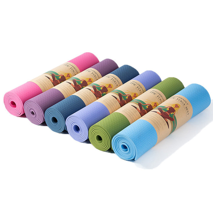 Non-slip fitness yoga mat with double cushioning Stornfield