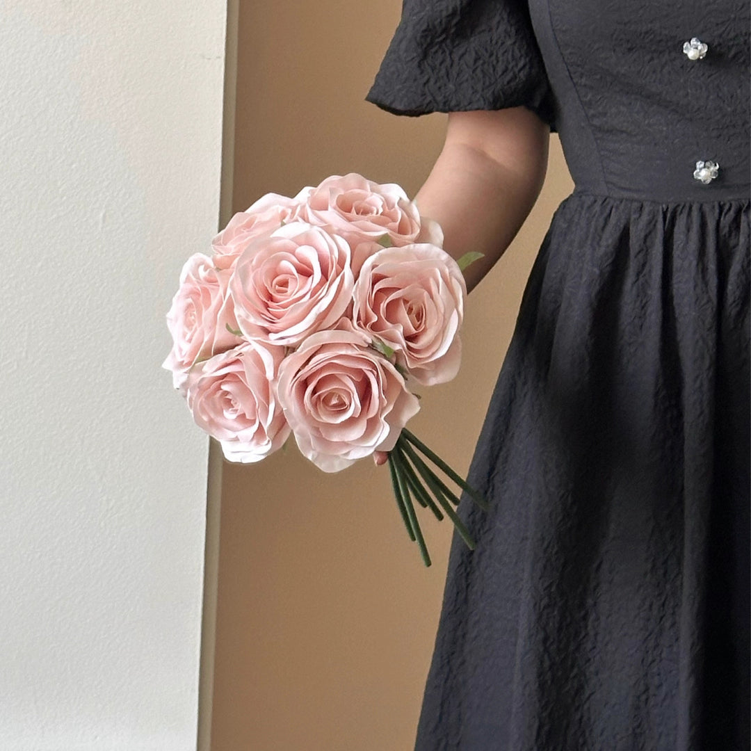 Elegant Faux Rose Flower Arrangement