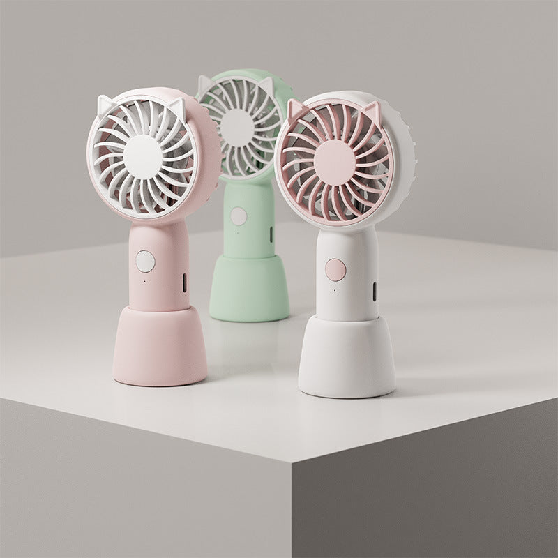 Ladies portable hand fan in elegant animal design Stornfield