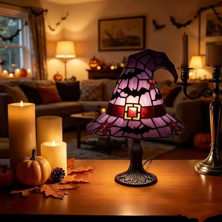 Halloween-Themed Witch Hat Table Lamp Stornfield