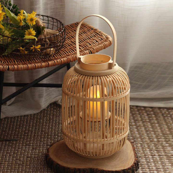 Decorative Lantern made of Rattan Stornfield