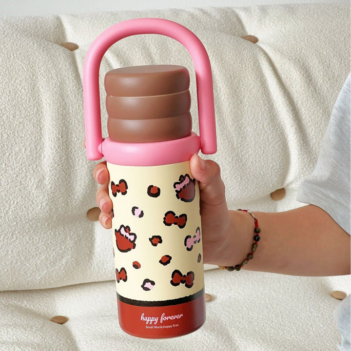 Ladies Insulated Drink Bottle with Design and Practical Handle Stornfield