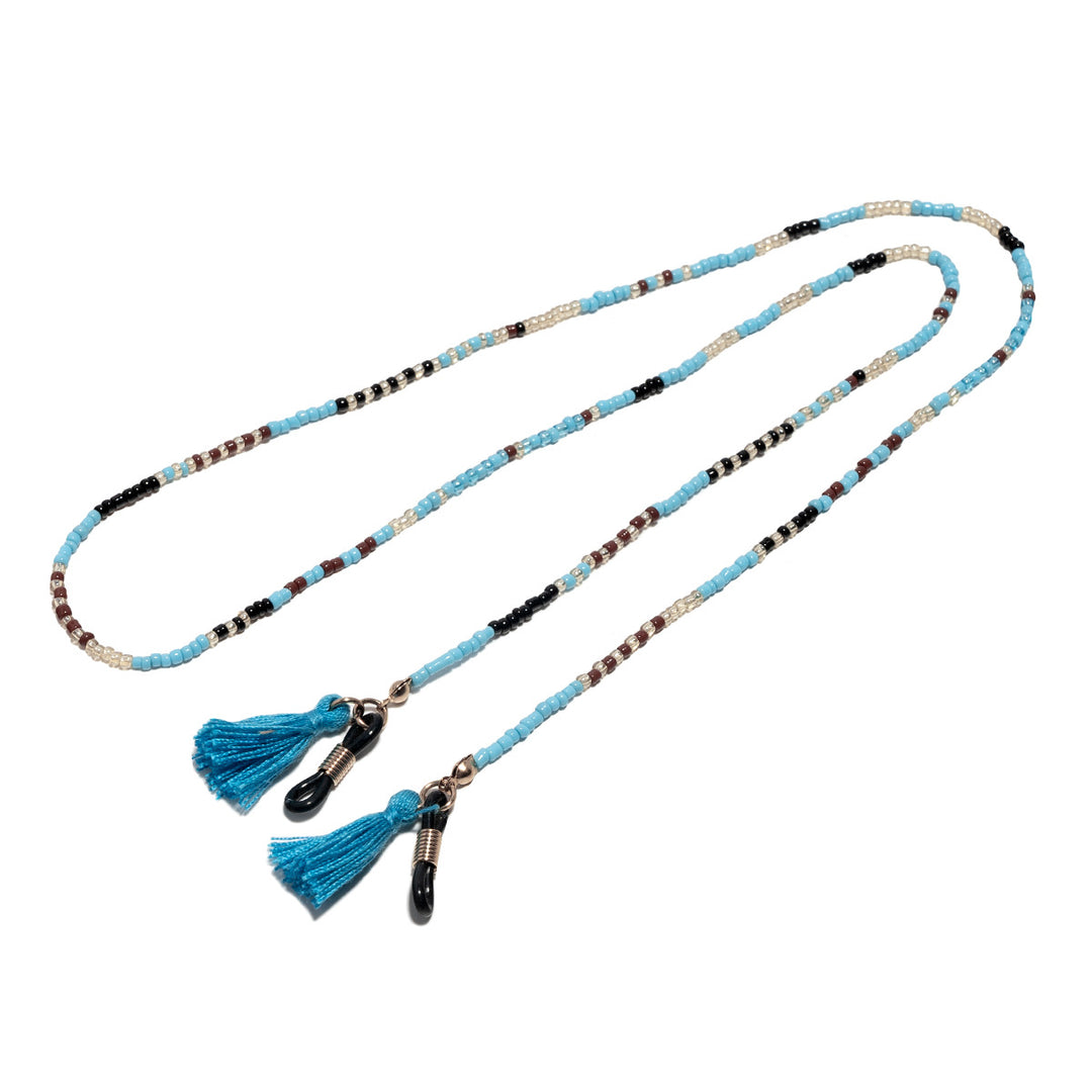 Beaded Eyewear Chain with Tassel Attachments Stornfield