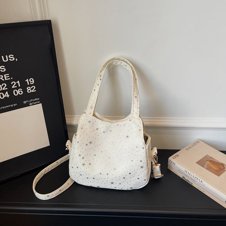 WoStar-Patterned Canvas Hobo Bag Stornfield