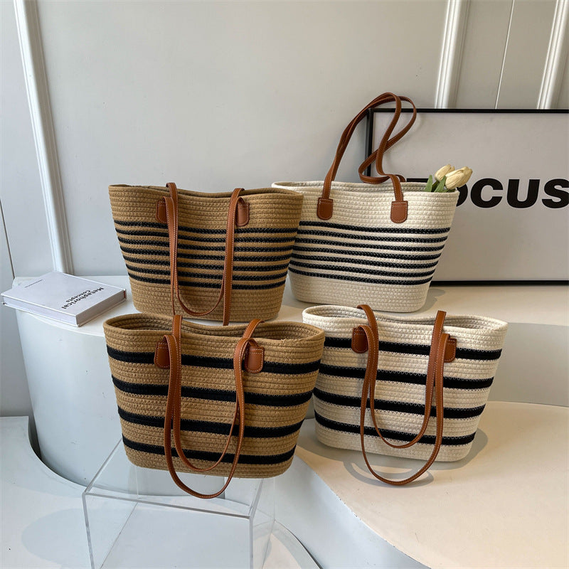 Stylish Striped Beach Tote Stornfield