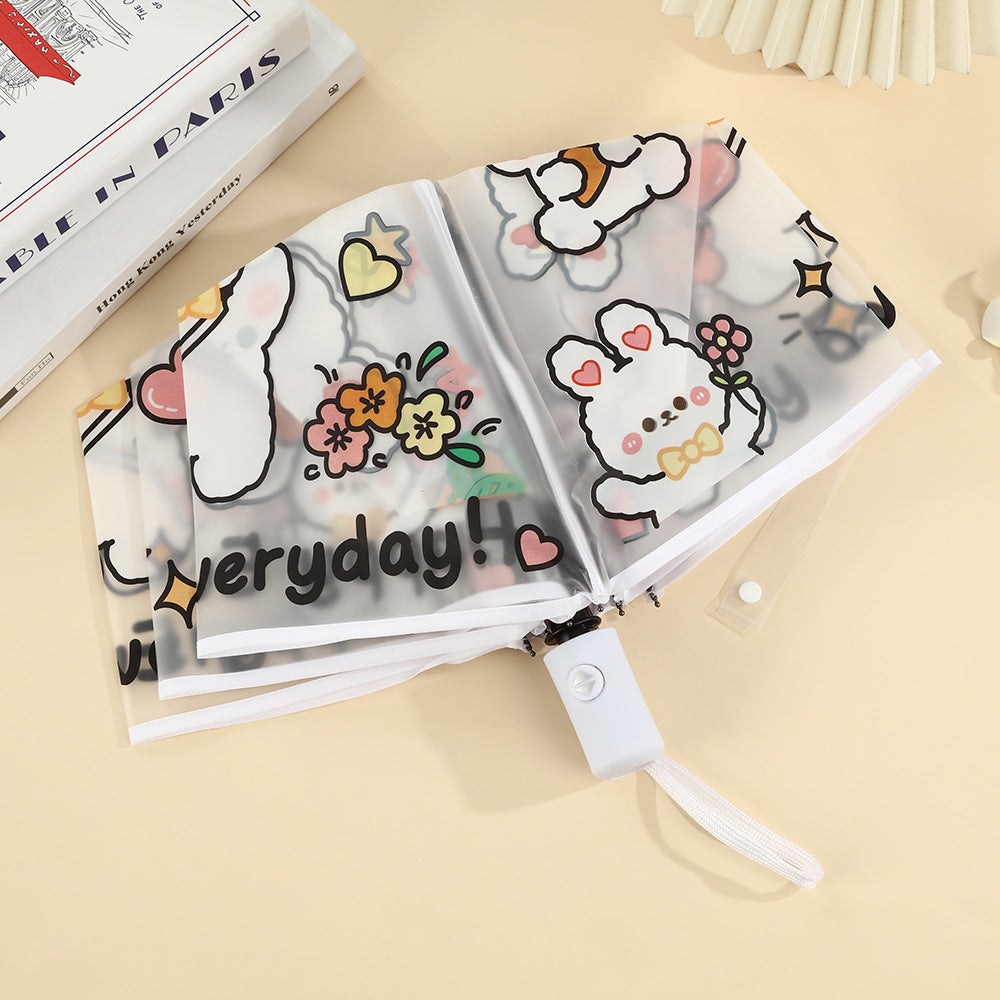 Women folding umbrella with cute animal design Stornfield