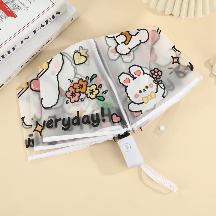 Women folding umbrella with cute animal design Stornfield