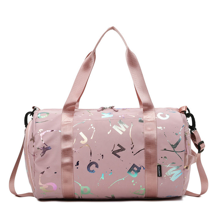 Stylish Letter Print Sports Duffel