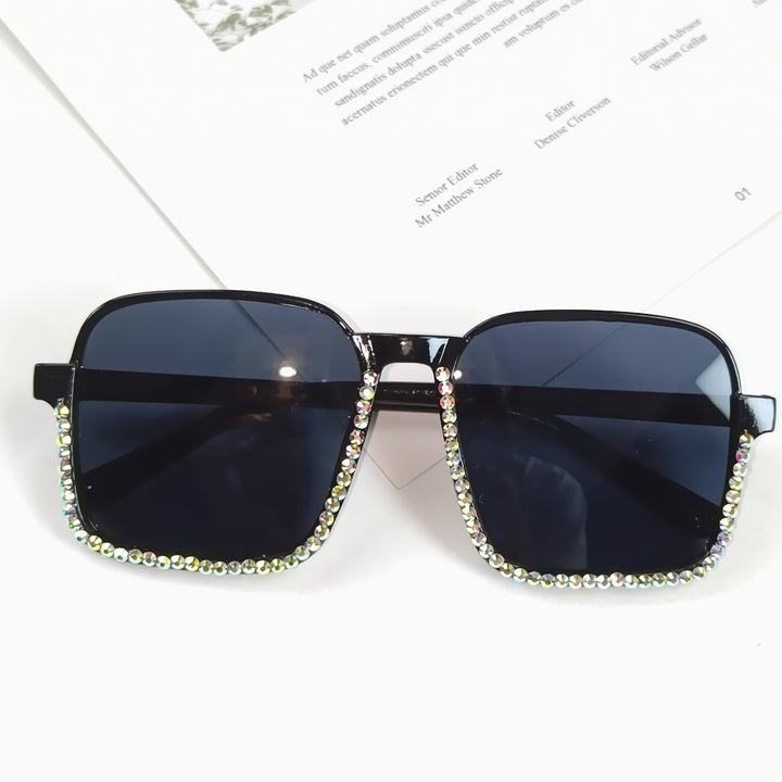Ladies Glamorous Sunglasses with Sparkling Rhinestone Embellishment Stornfield