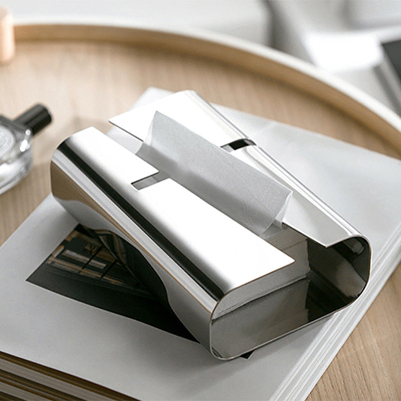 Sleek Stainless Steel Business Card Holder