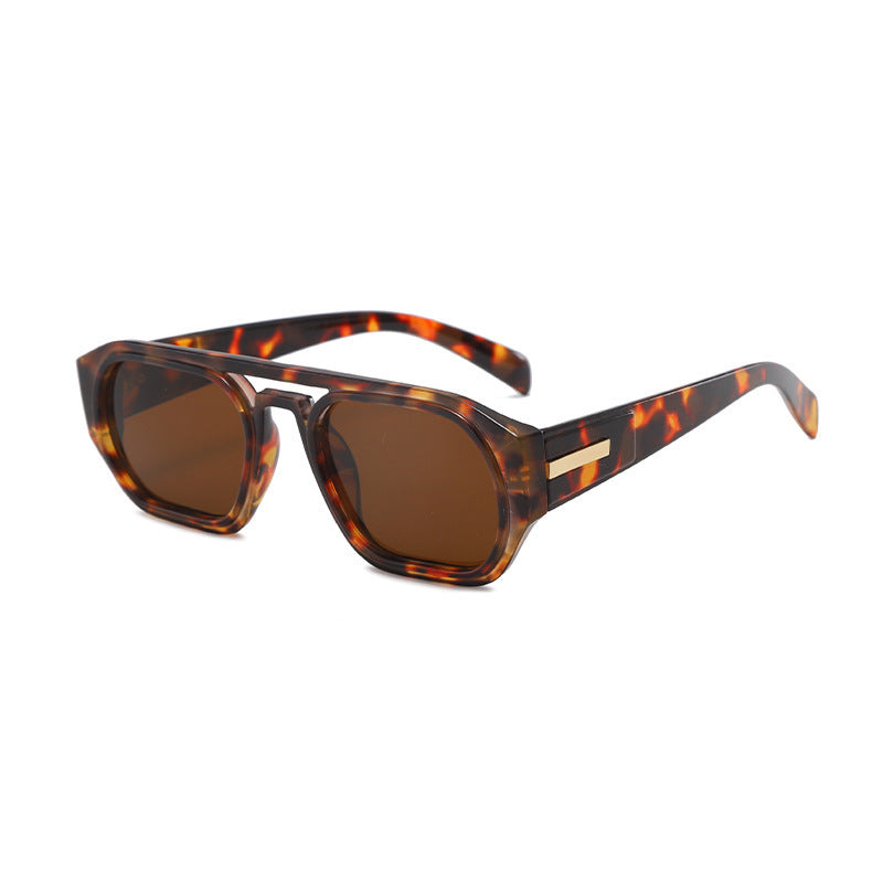 Women’s fashionable rectangular glasses with elegant metal accent Stornfield