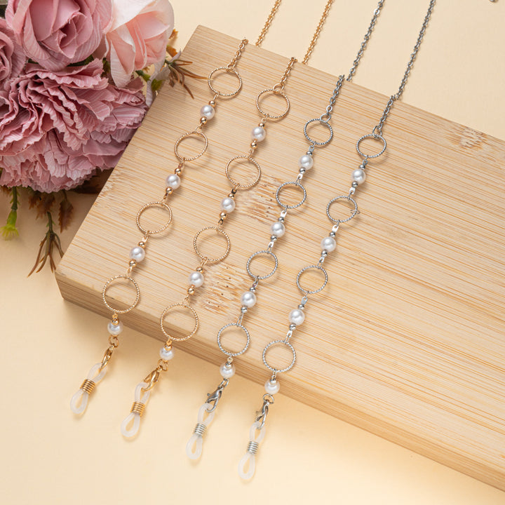 Pearlescent and Chain Eyewear Necklace Stornfield