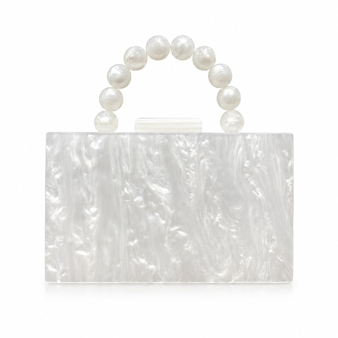 Elegant Acrylic Structured Handbag