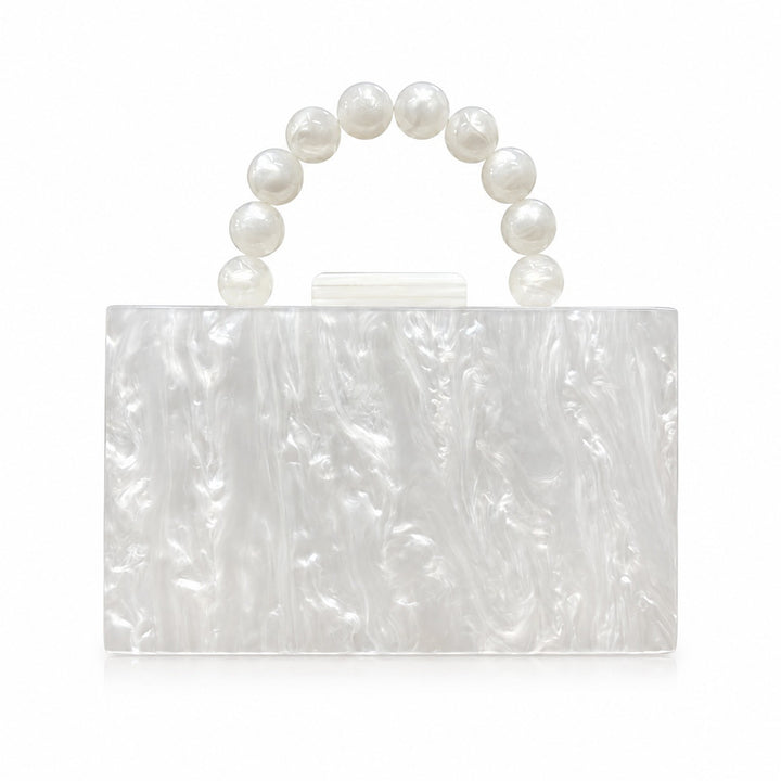 Elegant Acrylic Structured Handbag