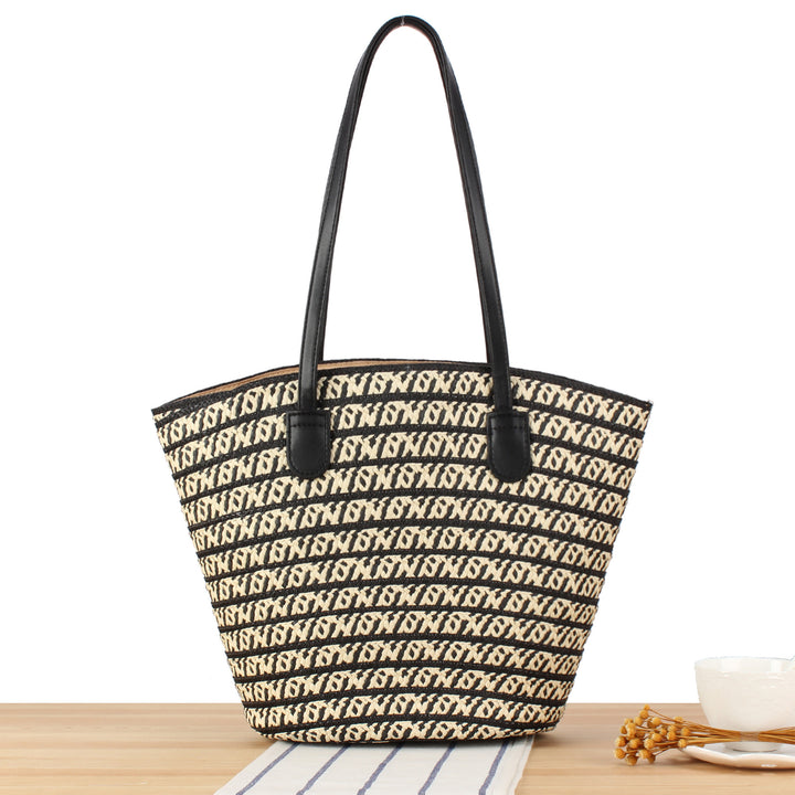 Beach bag with refined leather accents Stornfield
