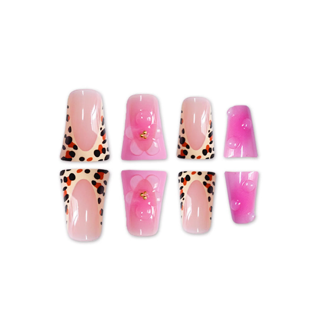 Artistic Floral Gel Press-On Nails Stornfield 1787368914