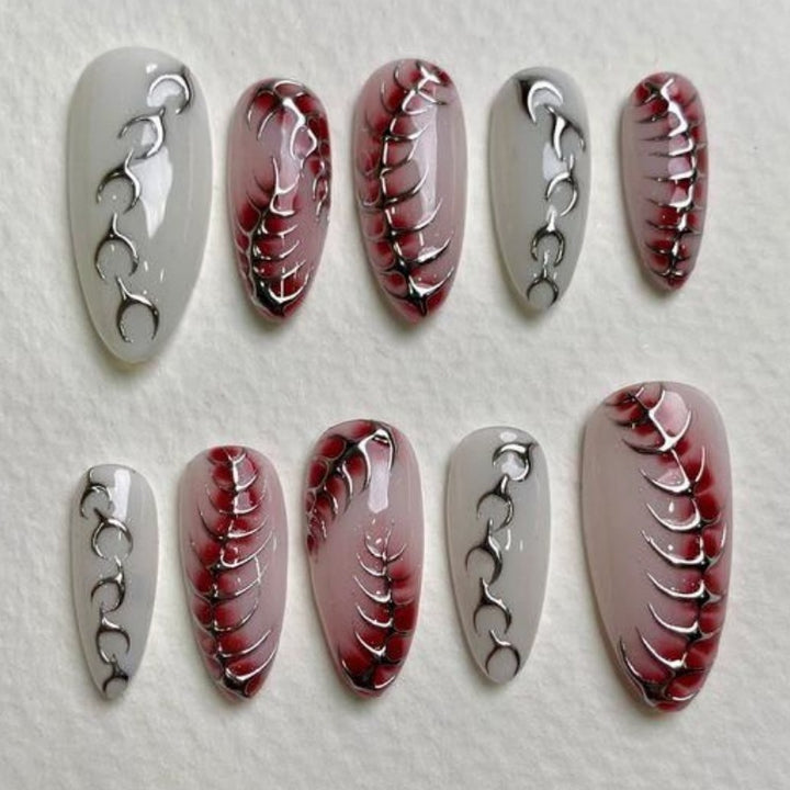 Halloween-Themed Press-On Nail Set Stornfield