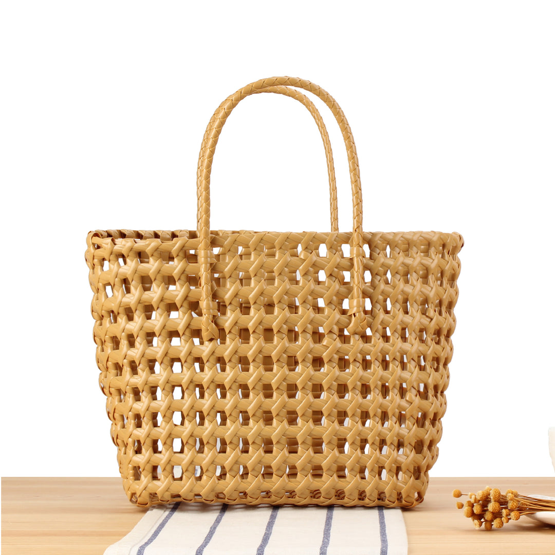 Handcrafted basket bag with unique structural design Stornfield