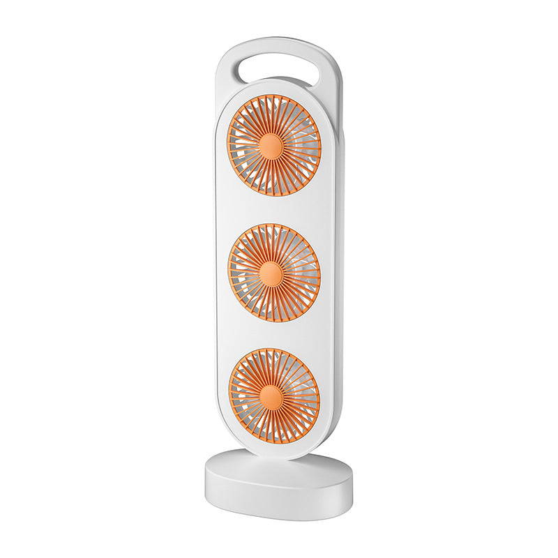 Unisex Multi-Head Portable Desk Fan Stornfield