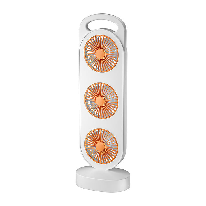 Unisex Multi-Head Portable Desk Fan Stornfield