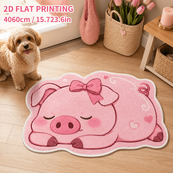 Cute Sheep-Shaped Bath Mat