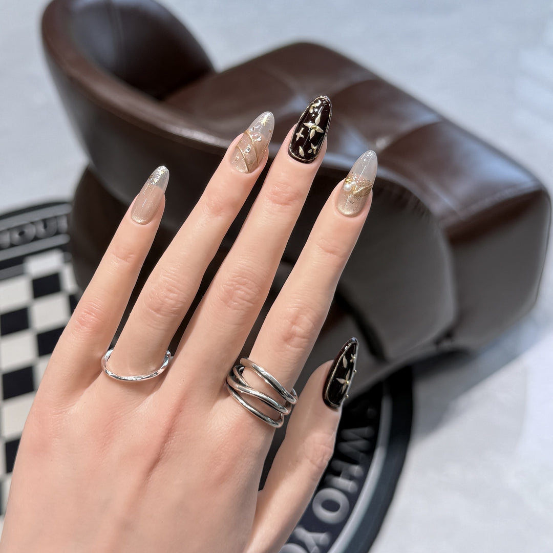 Artistic Press-On Nail Collection Stornfield