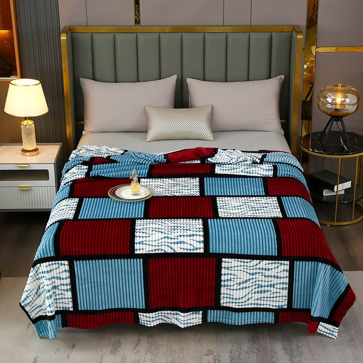 Decorative Fleece Throw Blanket