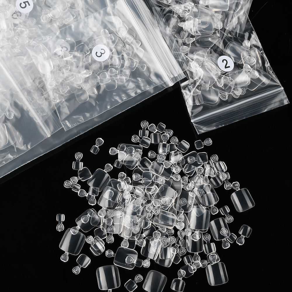 Professional Clear Gel Toenail Tips Stornfield