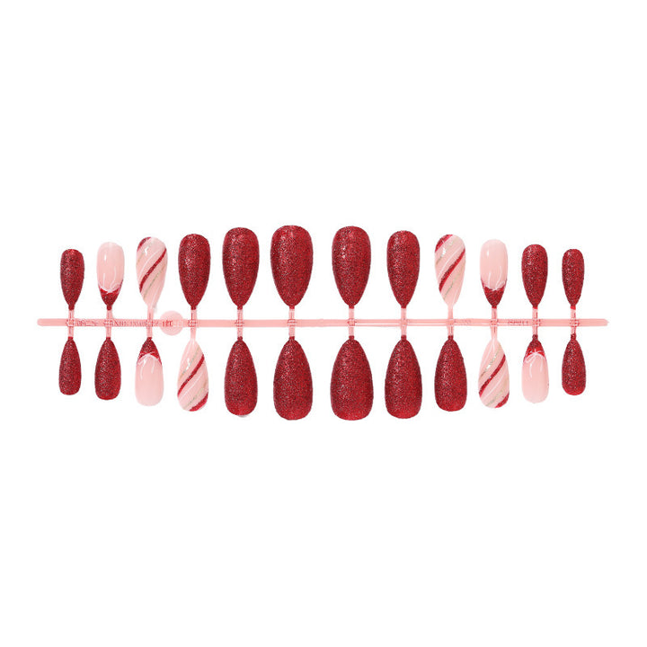 Nail set with glittering and elegant design variations Stornfield