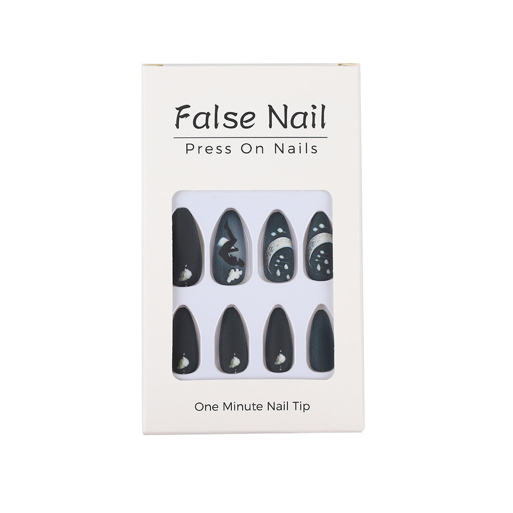 Artificial nails in moon and star design Stornfield