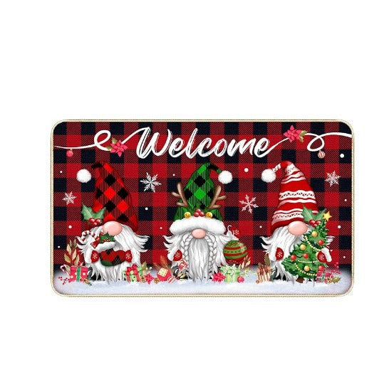 Heart-Themed Decorative Welcome Mat Stornfield
