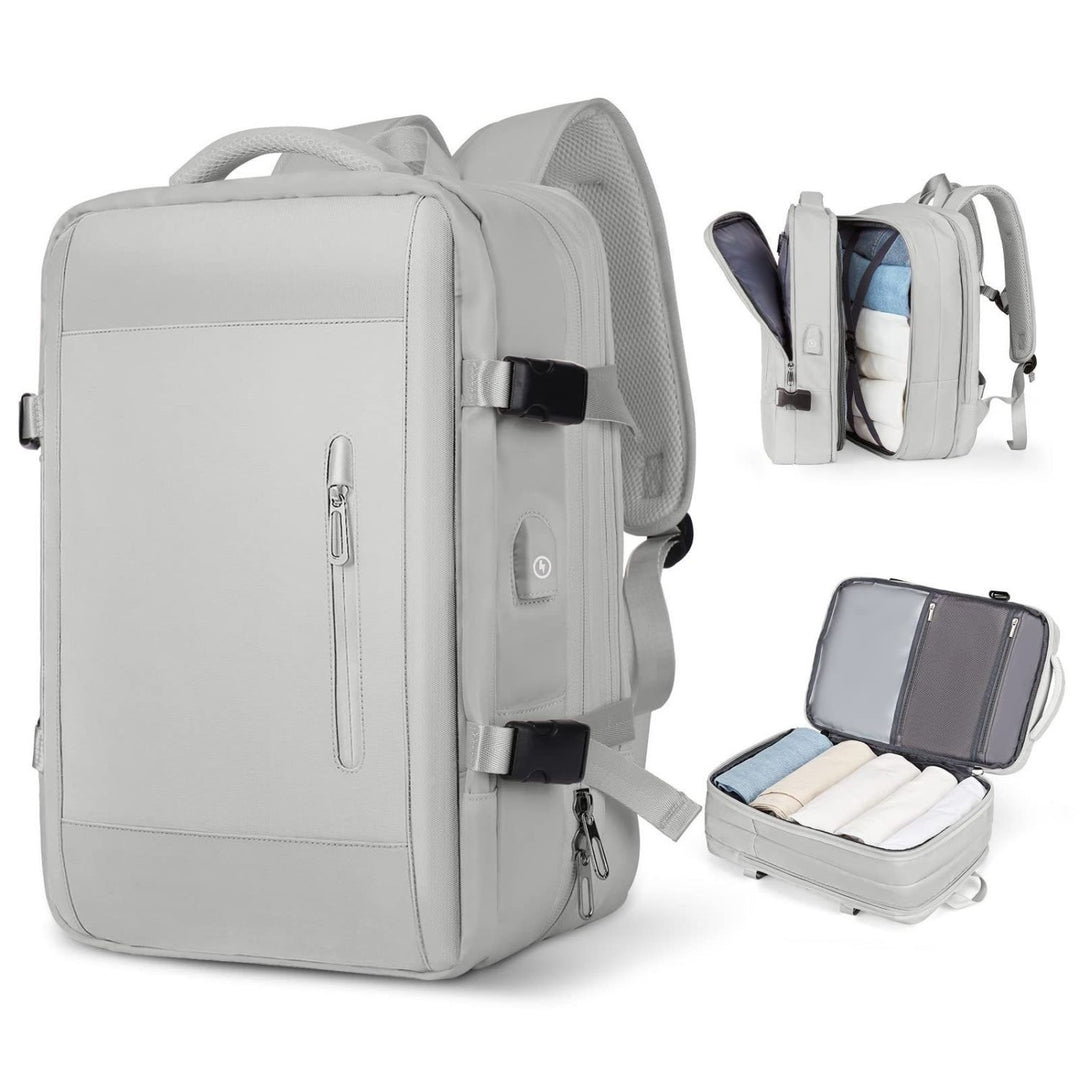Multifunctional Laptop Backpack with USB Charging Port and Water-Repellent Material Stornfield