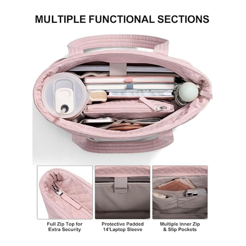 Practical tote bag with removable organizer Stornfield