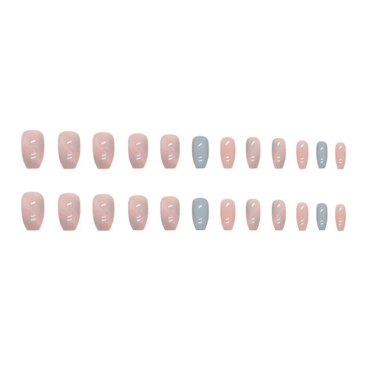 Ombre Glossy Press-On Nail Tips Stornfield
