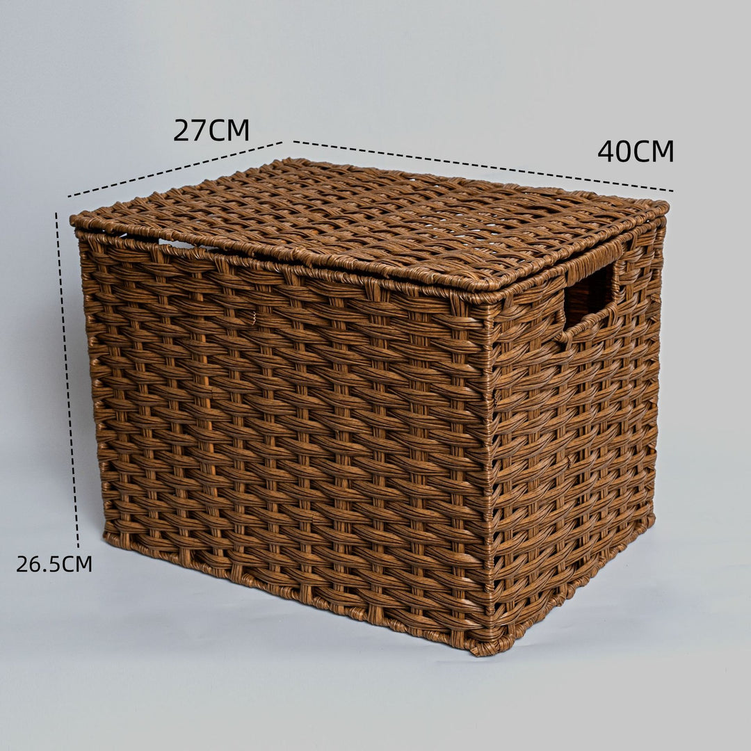 Versatile Wicker Storage Bin Stornfield