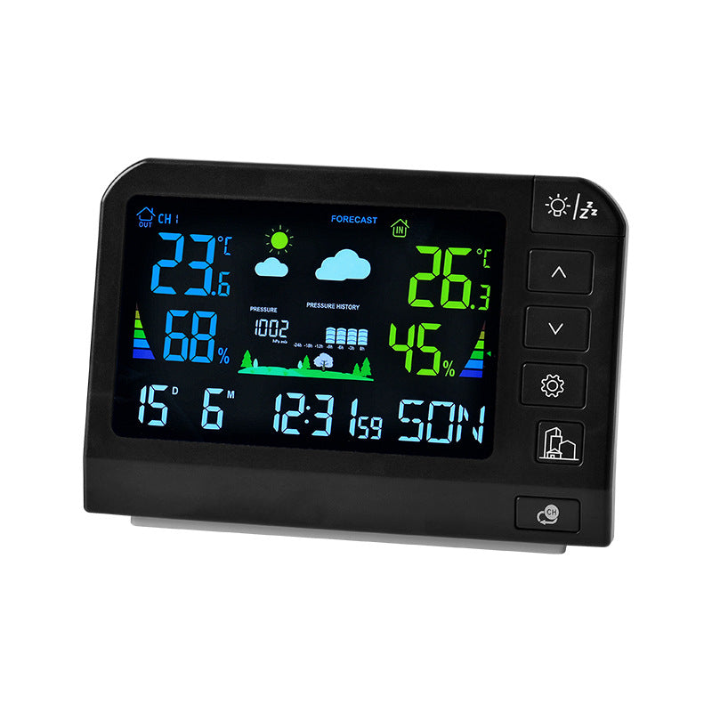 Digital Weather Alarm Clock with Multifunctional Display Stornfield