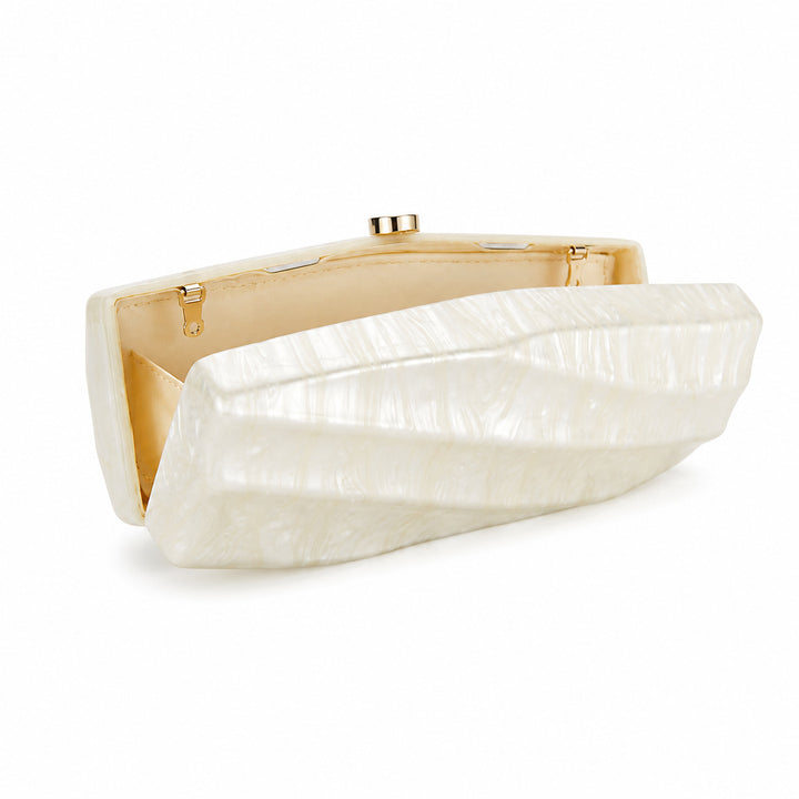 Contemporary Textured Acrylic Clutch