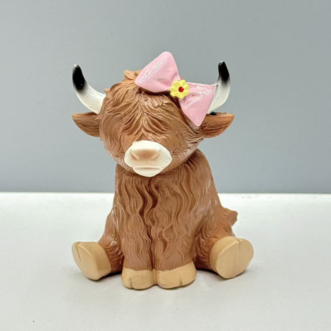 cute decorative horned cattle Stornfield