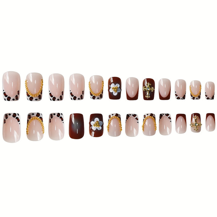 Decorative Press-On Nail Set Stornfield