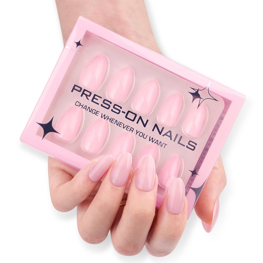 Artificial press-on nails with interchangeable designs Stornfield