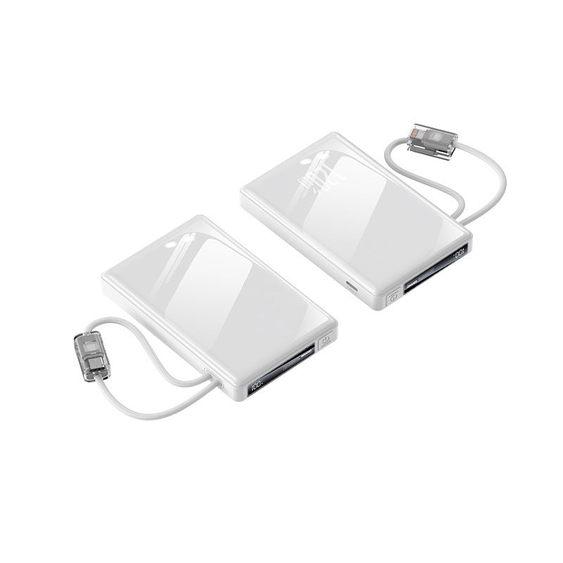 Portable power bank with integrated cables and state-of-the-art fast charging function Stornfield