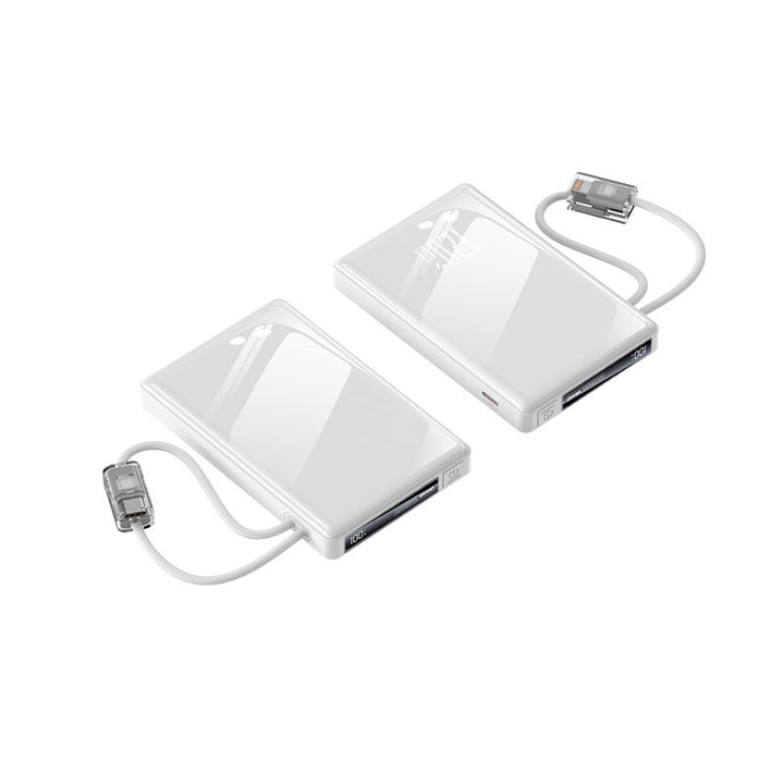 Portable power bank with integrated cables and state-of-the-art fast charging function Stornfield